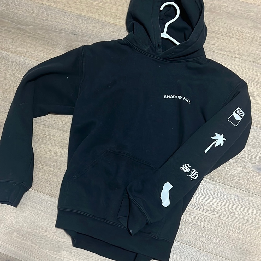 Shadow hill black and white sweater